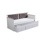Hanah Home Alacati Cama de día - Blanco y Antracita